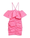 Msgm Woman Mini Dress Pink Size 10 Polyester