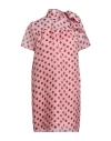 Msgm Woman Mini Dress Pink Size 4 Polyester