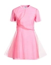 Msgm Woman Mini Dress Pink Size S Cotton In Pink