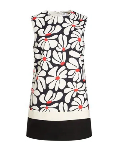 MSGM MSGM WOMAN MINI DRESS WHITE SIZE 4 COTTON, ELASTANE