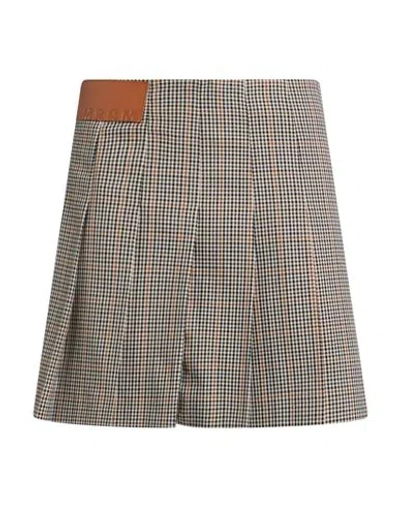 Msgm Woman Mini Skirt Black Size 0 Polyester, Viscose, Elastane In Multi