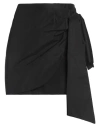Msgm Woman Mini Skirt Black Size 10 Polyester