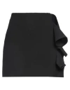 Msgm Woman Mini Skirt Black Size 6 Polyester, Viscose, Elastane