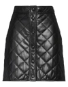 Msgm Woman Mini Skirt Black Size 8 Polyester