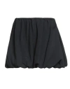 Msgm Woman Mini Skirt Black Size S Cotton