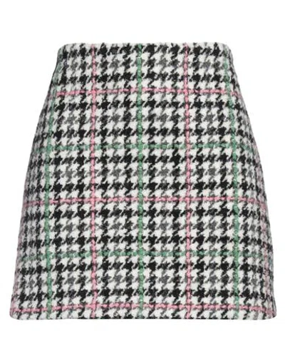 Msgm Woman Mini Skirt Ivory Size 8 Acrylic, Polyester, Wool, Alpaca Wool In White