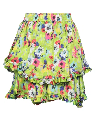 Msgm Mini Skirts In Green