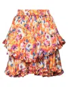 Msgm Mini Skirts In Orange