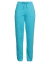 Msgm Logo-print Cotton Track Trousers In Blue