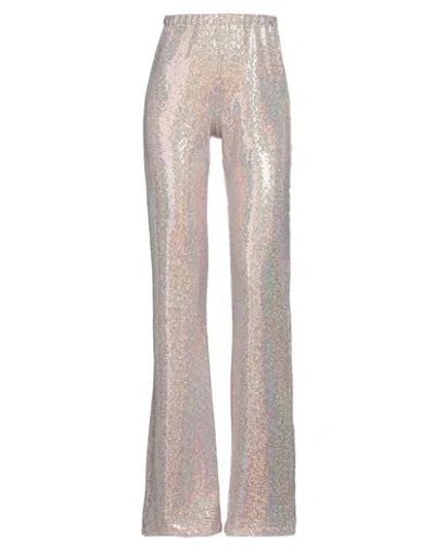 Msgm Woman Pants Beige Size 2 Polyamide, Polyester, Elastane