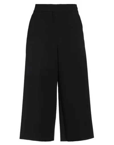 Msgm Woman Pants Black Size 10 Polyester, Viscose, Elastane