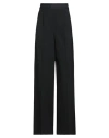 Msgm Woman Pants Black Size 10 Virgin Wool, Elastane