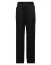Msgm Woman Pants Black Size 14 Acetate, Viscose, Polyester In Black