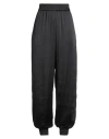 Msgm Woman Pants Black Size 4 Recycled Polyester, Polyester