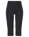 Msgm Cropped Pants In Black