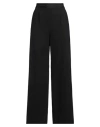 Msgm Woman Pants Black Size 6 Virgin Wool, Elastane