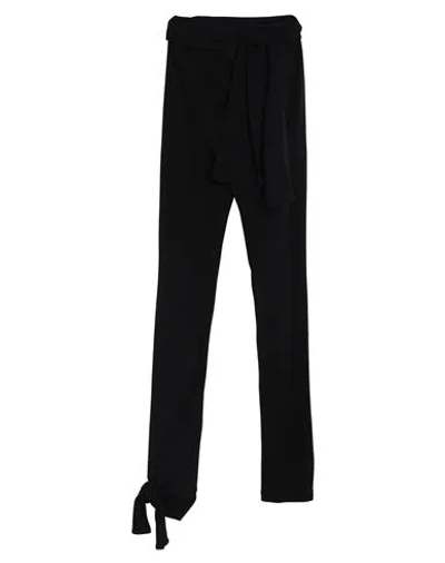 Msgm Woman Pants Black Size 8 Viscose