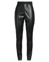 Msgm Woman Pants Black Size 8 Polyester In Black