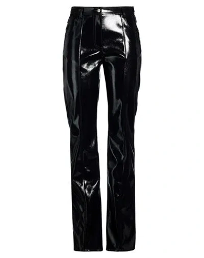 Msgm Woman Pants Black Size 8 Polyester