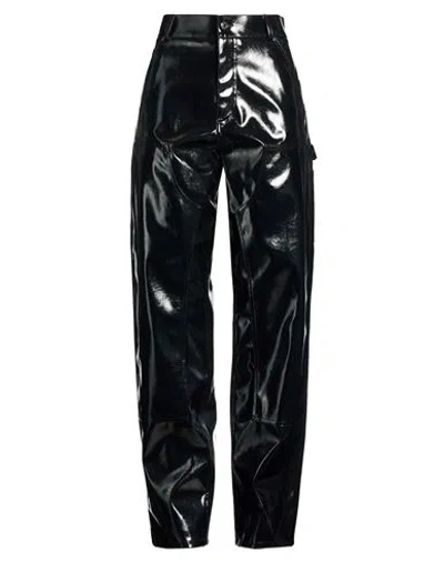 Msgm Woman Pants Black Size 8 Polyester