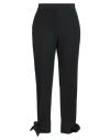 Msgm Woman Pants Black Size 8 Polyester, Elastane In Black