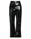 Msgm Woman Pants Black Size 8 Polyester, Polyurethane