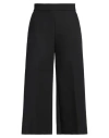 Msgm Woman Pants Black Size 10 Polyester, Viscose, Elastane In Black