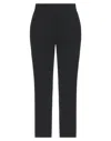 Msgm Woman Pants Black Size 8 Polyester, Viscose, Elastane