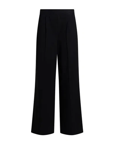 Msgm Woman Pants Black Size 8 Virgin Wool, Elastane
