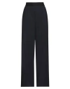 Msgm Woman Pants Black Size 8 Virgin Wool, Elastane
