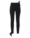 Msgm Woman Pants Black Size S Viscose, Polyamide, Textile Fibers In Black