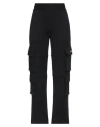 Msgm Woman Pants Black Size Xxs Cotton