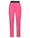 Msgm High-waist Slim-fit Trousers In Pink