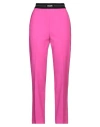 Msgm Woman Pants Fuchsia Size 4 Virgin Wool, Elastane In Pink