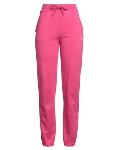 Msgm Woman Pants Fuchsia Size Xl Cotton In Pink