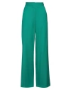 Msgm Woman Pants Green Size 10 Virgin Wool, Elastane