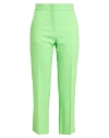 Msgm Woman Pants Green Size 2 Viscose, Polyester, Elastane In Green