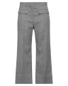Msgm Woman Pants Grey Size 6 Wool