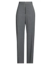 Msgm Woman Pants Lead Size 6 Polyester, Virgin Wool, Elastane In Black