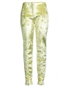 Msgm Woman Pants Light Green Size 8 Polyester, Elastane