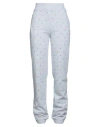 Msgm Woman Pants Light Grey Size M Cotton In Grey