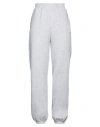 Msgm Woman Pants Light Grey Size Xl Cotton In Grey