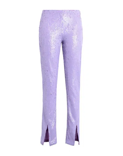 Msgm Pants In Purple