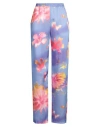 Msgm Woman Pants Light Purple Size 8 Polyester
