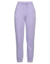 Msgm Woman Pants Lilac Size Xl Cotton In Purple