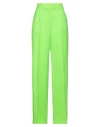 Msgm Flared Trousers With Pockets And Pleats In Green