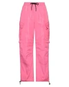 Msgm Woman Pants Magenta Size 6 Polyester In Magenta