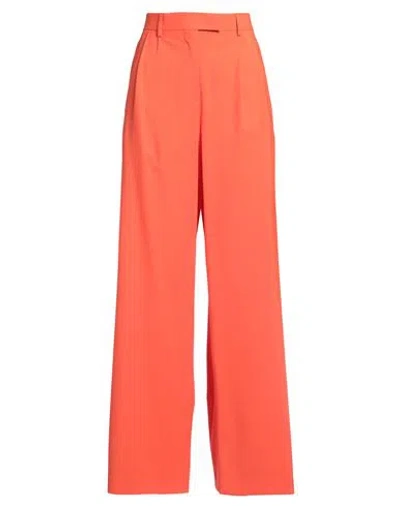 Msgm Woman Pants Mandarin Size 8 Virgin Wool, Elastane