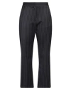 Msgm Woman Pants Midnight Blue Size 8 Virgin Wool, Polyester In Blue