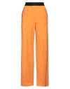 Msgm Woman Pants Orange Size 0 Virgin Wool, Elastane In Orange